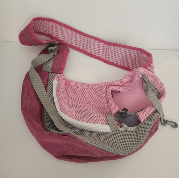 Pet Sling, Pet Dog Sling Carrier Adjustable Dog Satchel Carrier BagSz S | NWOT - Picture 7 of 10